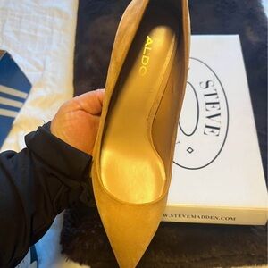 Aldo camel Pointed-Toe Stiletto Heels